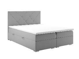 Egyszemélyes ágy Boxspring 80 cm Darro (szürke) (tárolóhellyel) *kiárusítás