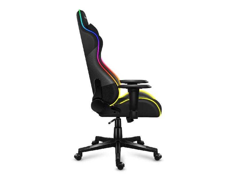 Játék szék Fusion 6.2 (fekete) (LED világítással)
