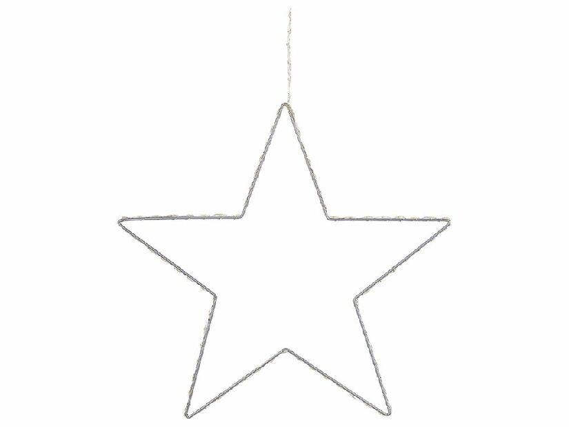 Dekoratív csillag készlet (3 db.) Kunza (ezüst)