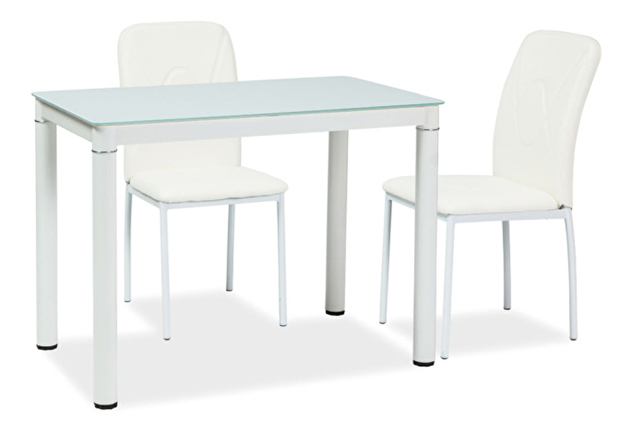 Étkezőasztal Gabriel (fehér + fehér) (4 fő részére)