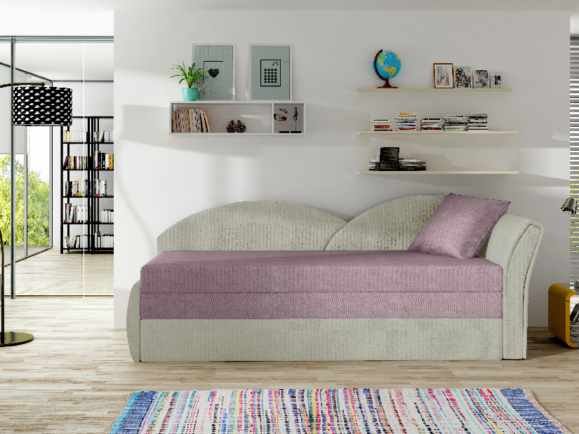 Kétszemélyes kanapé- Agira 31 (bézs + rózsaszín)