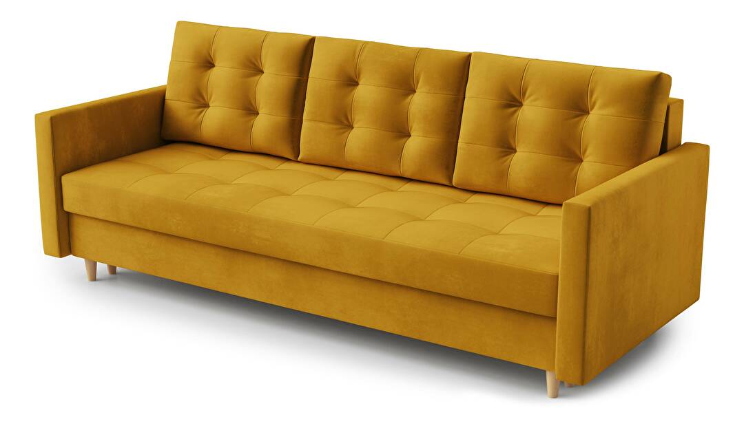 Háromszemélyes kanapé Saveta (mustár)