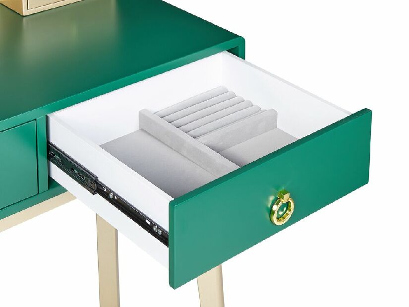 Fésülködő asztal Fedro (zöld)
