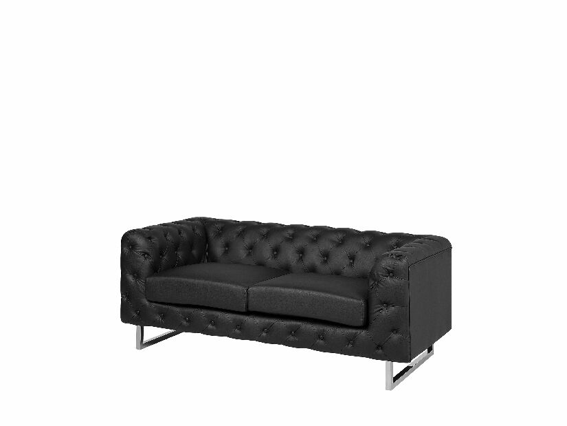 Kétszemélyes kanapé Viken (fekete)