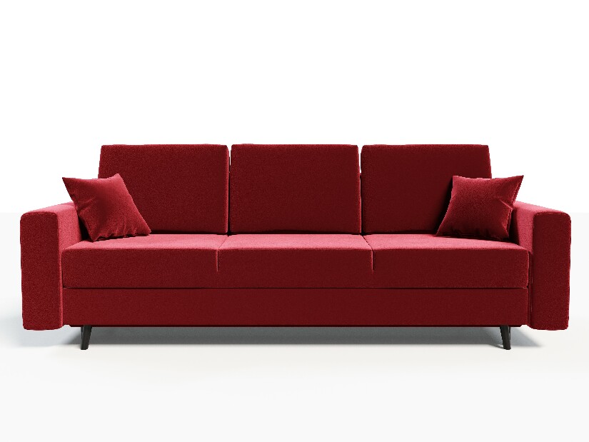 Szétnyitható kanapé Kineton (piros)