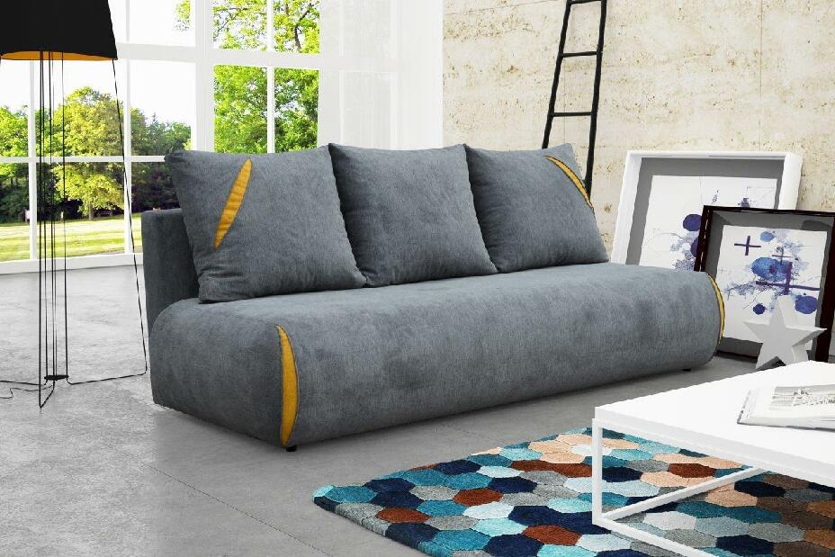 Háromszemélyes kanapé Claretha (szürke)