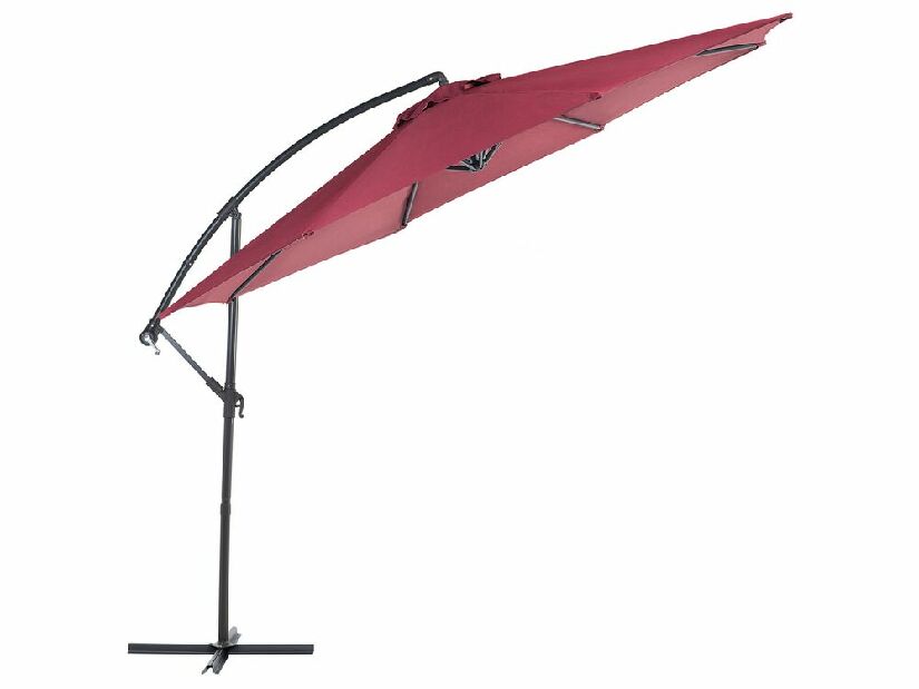 Kerti napernyő 300 cm RAVONA (fém) (sötétpiros)