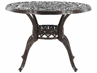 Kerti asztal 102 cm SALIO (MDF) (barna) (4 személy számára)