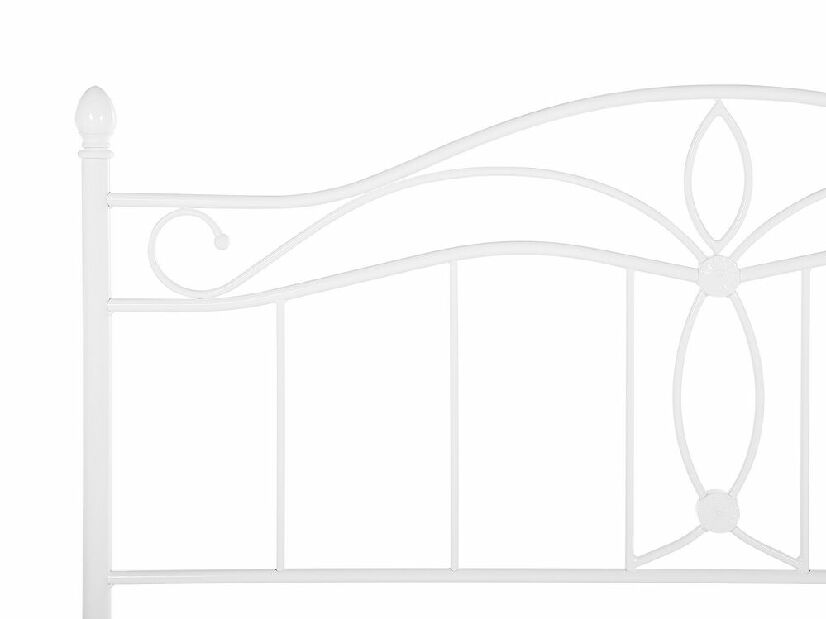 Franciaágy 180 cm ANTALIA (ágyráccsal) (fehér)
