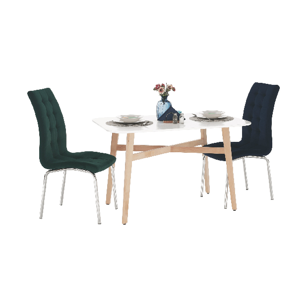 Étkezőasztal Calvin (4 fő részére) (fehér)