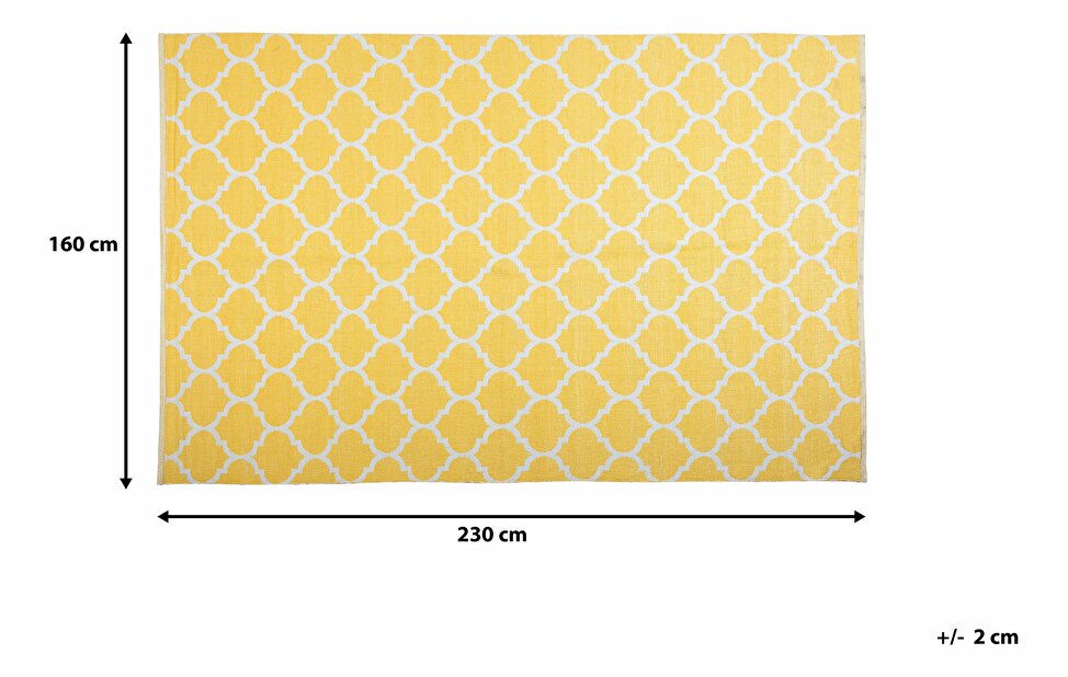 Szőnyeg 230 cm Askua (sárga)