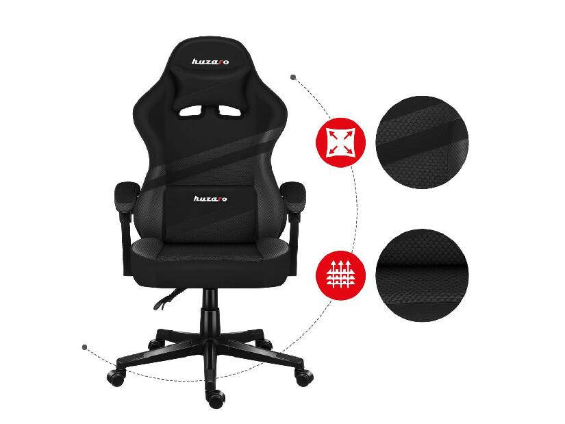 Játék szék Fusion 4.4 (fekete + karbon)