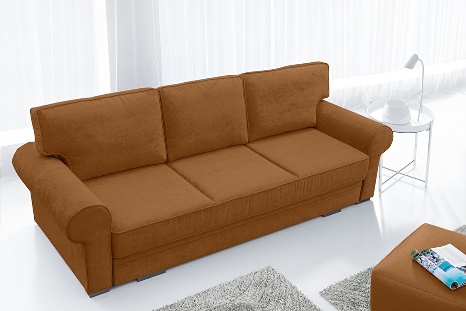 Háromszemélyes kanapé Bremo (barna)