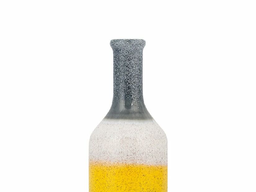 Váza LAURITA 36 cm (üveglaminált) (sárga)