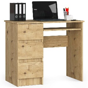 PC asztal Benicio (artisan tölgy) (B)