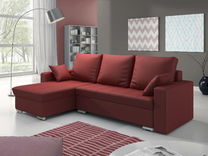 Sarok kanapé Valentina (piros) (B)