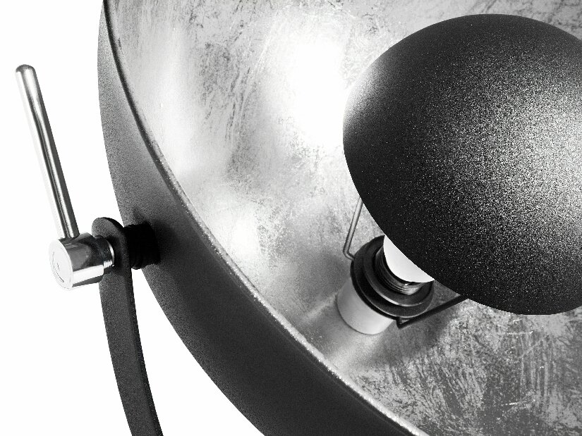 Állólámpa 165 cm Theos Ii (fekete)