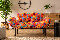 Széthúzható fotel Asir Nitty (narancssárga)