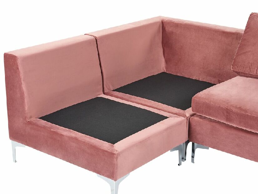 Sarok ülőgarnitúra Eldridge (rózsaszín) (J)