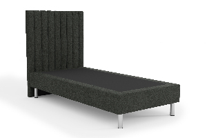 Kárpitozott ágy 90x200 cm Amby (fekete)