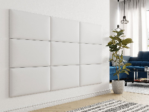 Kárpitozott fali panel Pazara 70x40 (öko-bőr soft 017 (fehér)