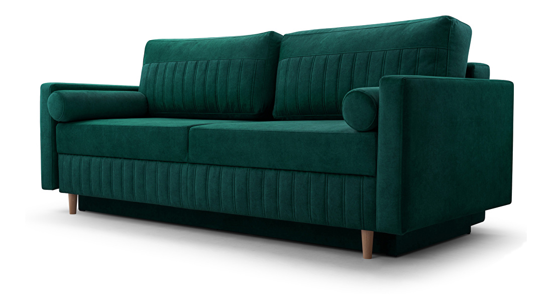 Kétszemélyes kanapé Siera (sötétzöld) 