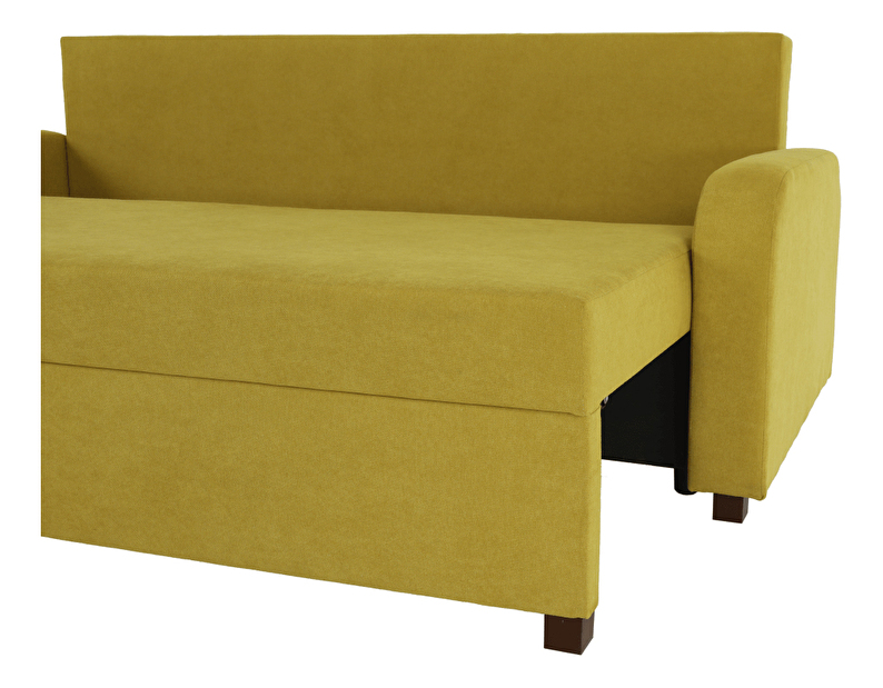 Szétnyitható kanapé Porta (mustár)