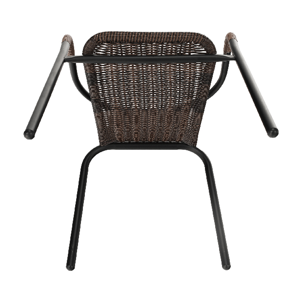 Kerti szék Durley (barna + fekete)