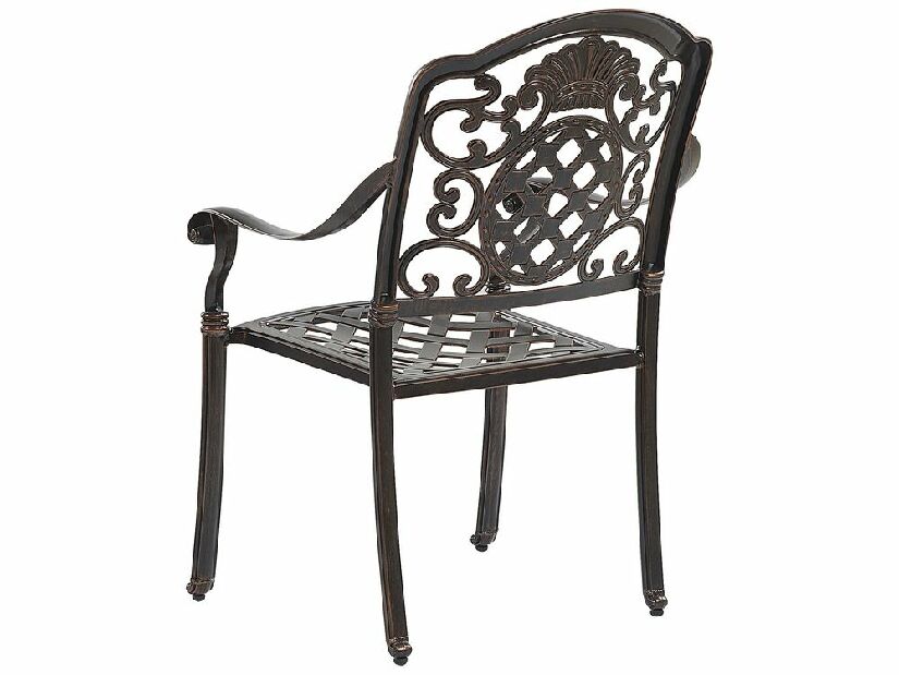 Kerti szék szett 4 db SALIO (műanyag) (barna)