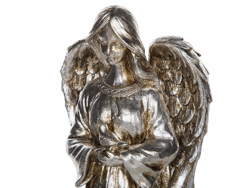 Dekorációs figura NIKAIA 41 cm (kerámia) (ezüst)