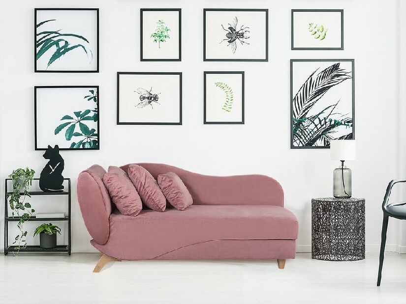 Pihenő fotel Mereg (rózsaszín) (B)