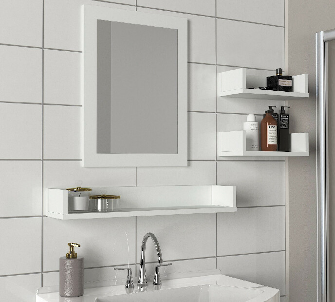 Fürdőszoba szekrény Slacky (fehér)