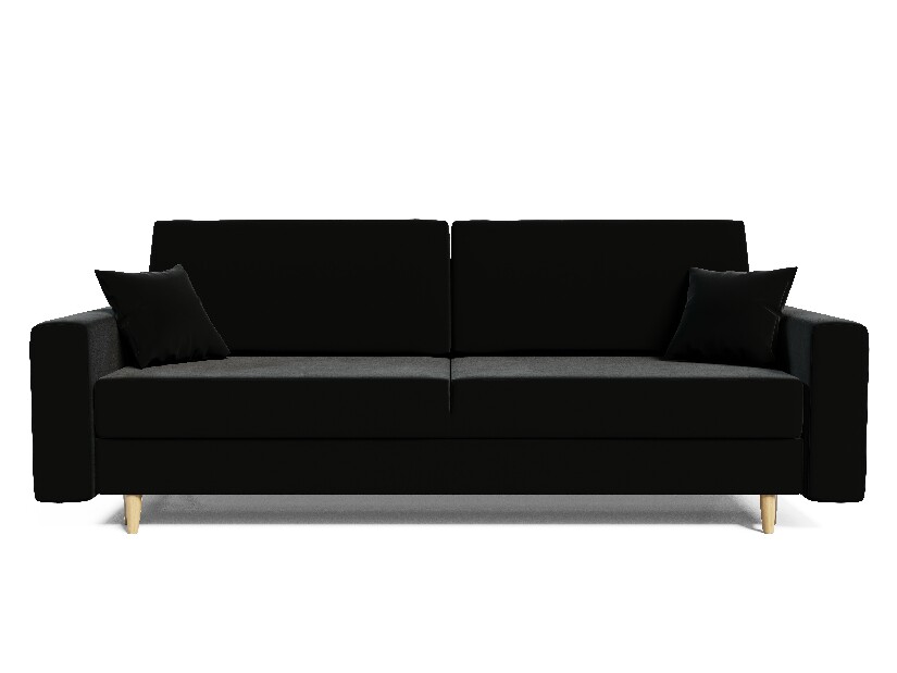 Kétszemélyes kanapé Serene (fekete)