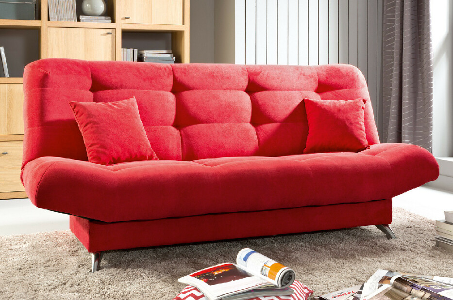 Háromszemélyes kanapé Violetta 3K (piros)