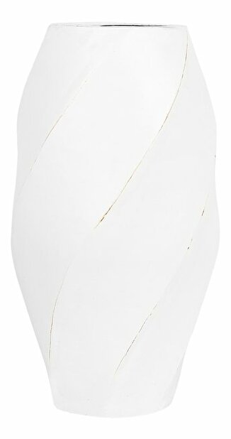 Váza LAVERS 38 cm (kerámia) (fehér)