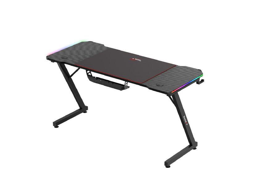 PC asztal Hyperion 3.3 (fekete + többszínű) (LED világítással)
