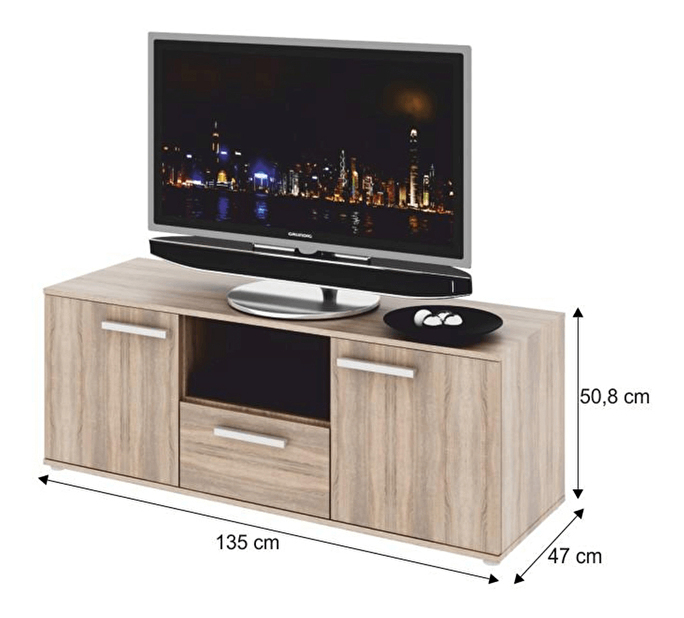 TV asztal/szekrény Gleo Typ 10