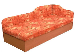 Egyszemélyes ágy (dívány) 80 cm Eda 4/2 (habszivacs matraccal) (J)