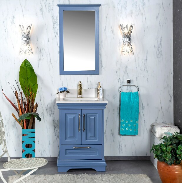 Fürdőszoba bútor Horazio 24 (kék)