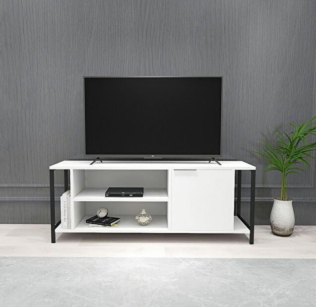 TV asztal/szekrény Blond (fehér)
