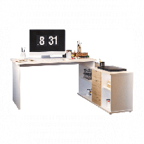 Sarok számítógépasztal Dasys VE 02 (wotan tölgy)