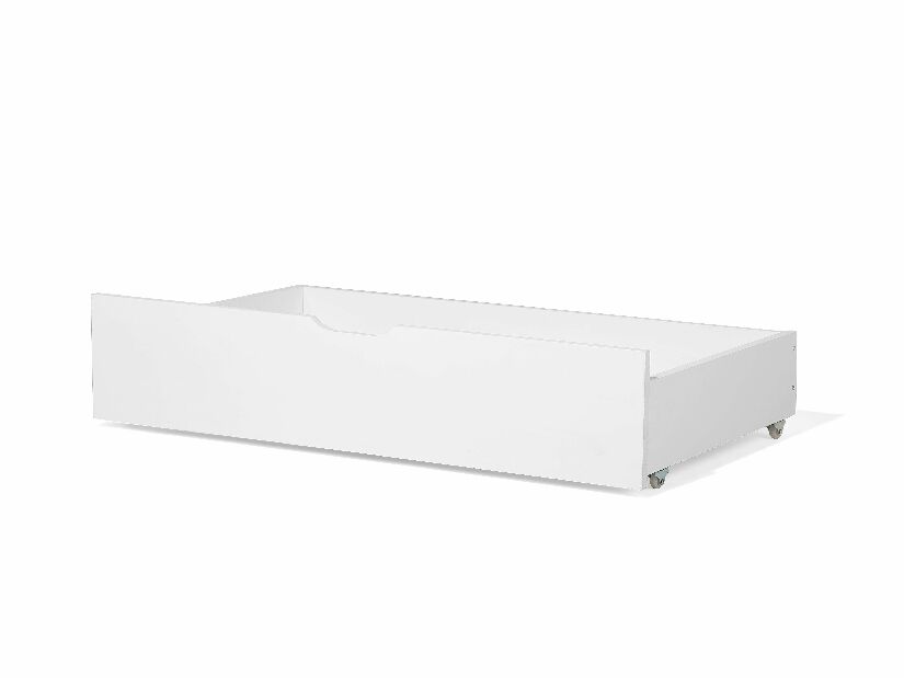 Emeletes ágy 90 cm RESPOND (fehér) (ágyráccsal és tárolóhellyel)