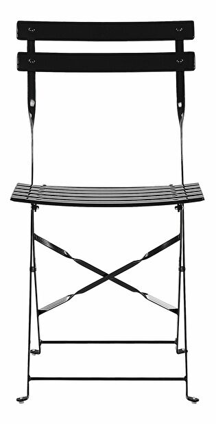 Kerti bútor szett FLORI (fekete) (2 fő részére)
