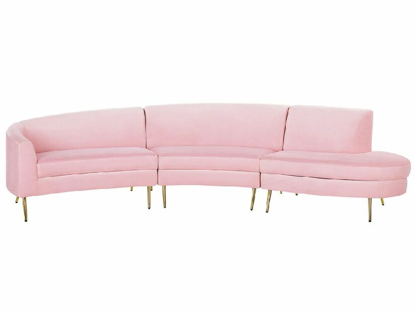 Négyszemélyes kanapé Mosza (rózsaszín)