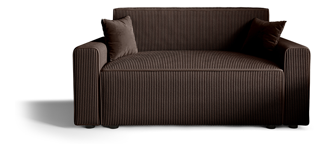 Kétszemélyes kanapé Mirage Bis (sötétbarna)