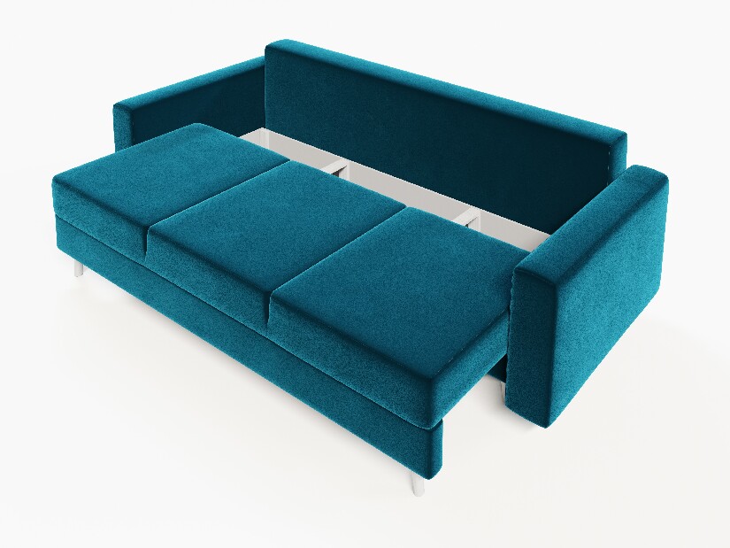 Szétnyitható kanapé Kineton (türkiz)