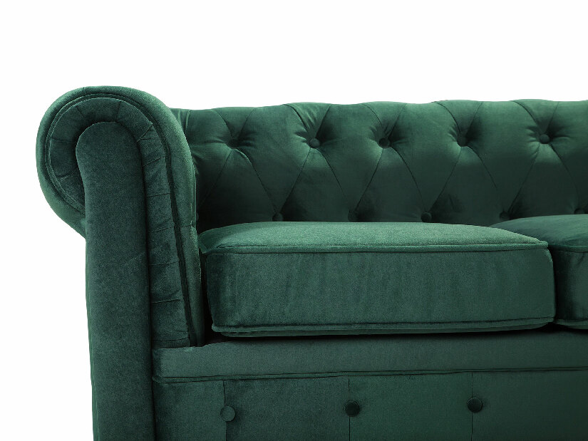 Háromszemélyes kanapé Chichester (smaragdzöld)