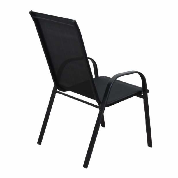 Kerti szék Morel (fekete) (2 db.) *bazár