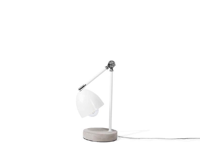 Asztali lámpa Chanute (fehér)