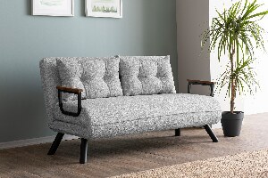 Kétszemélyes kanapé Samara (szürke)